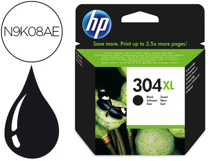 TINTEIRO HP 304 XL DESKJET 3000 / 3720 / 3730 PRETO 300 PAGINAS