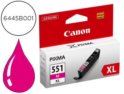 TINTEIRO CANON CLI-551 XL MG5450 / IP7250 / MG6350 MAGENTA