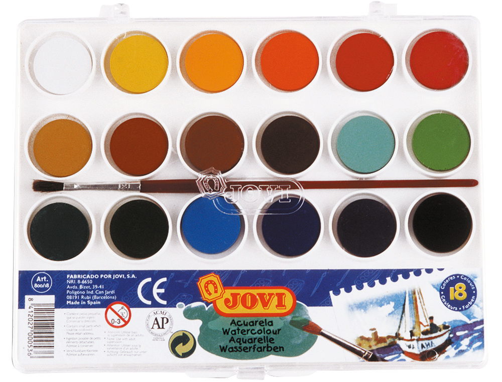 AGUARELA JOVI 18 CORES