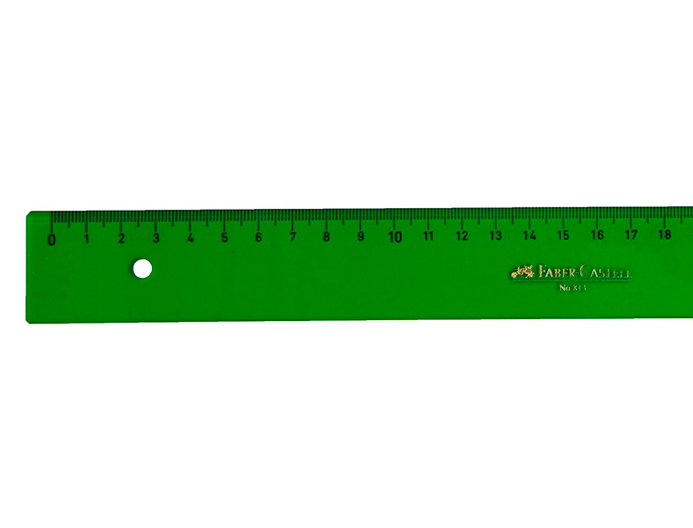 REGUA PLASTICO FABER 40 CM