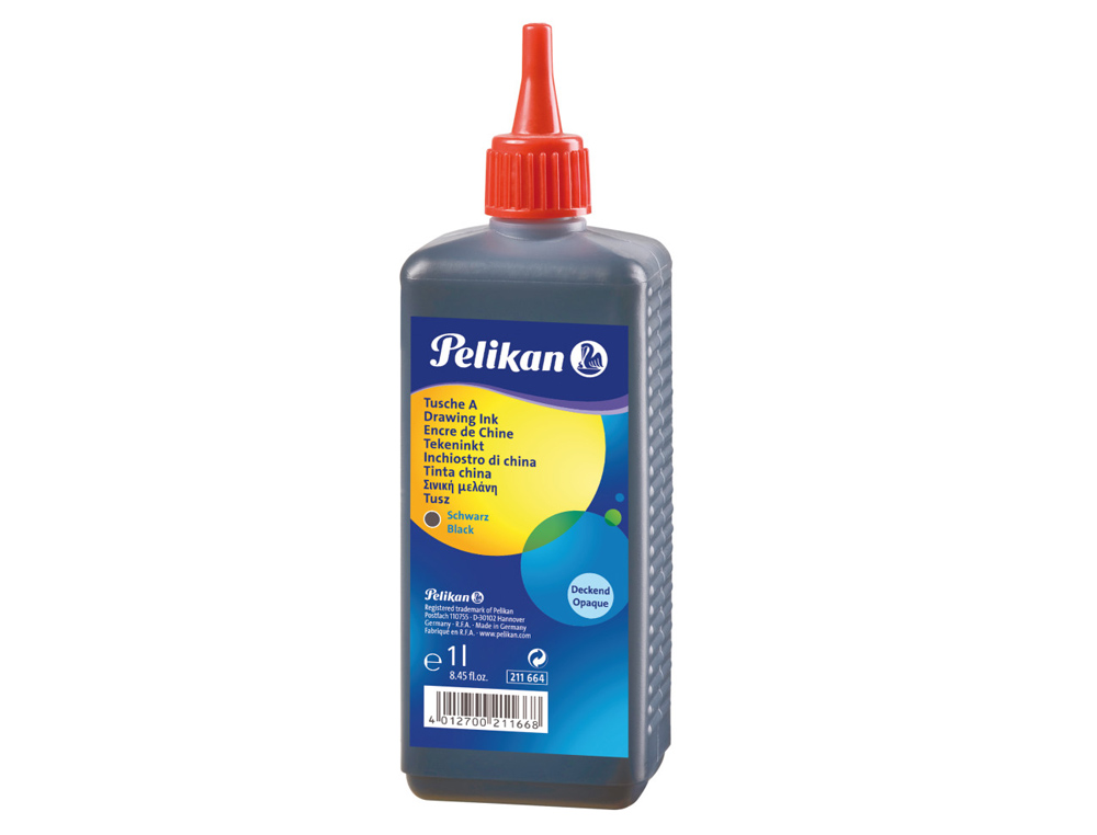 TINTA CHINA PRETA PELIKAN 1 LT