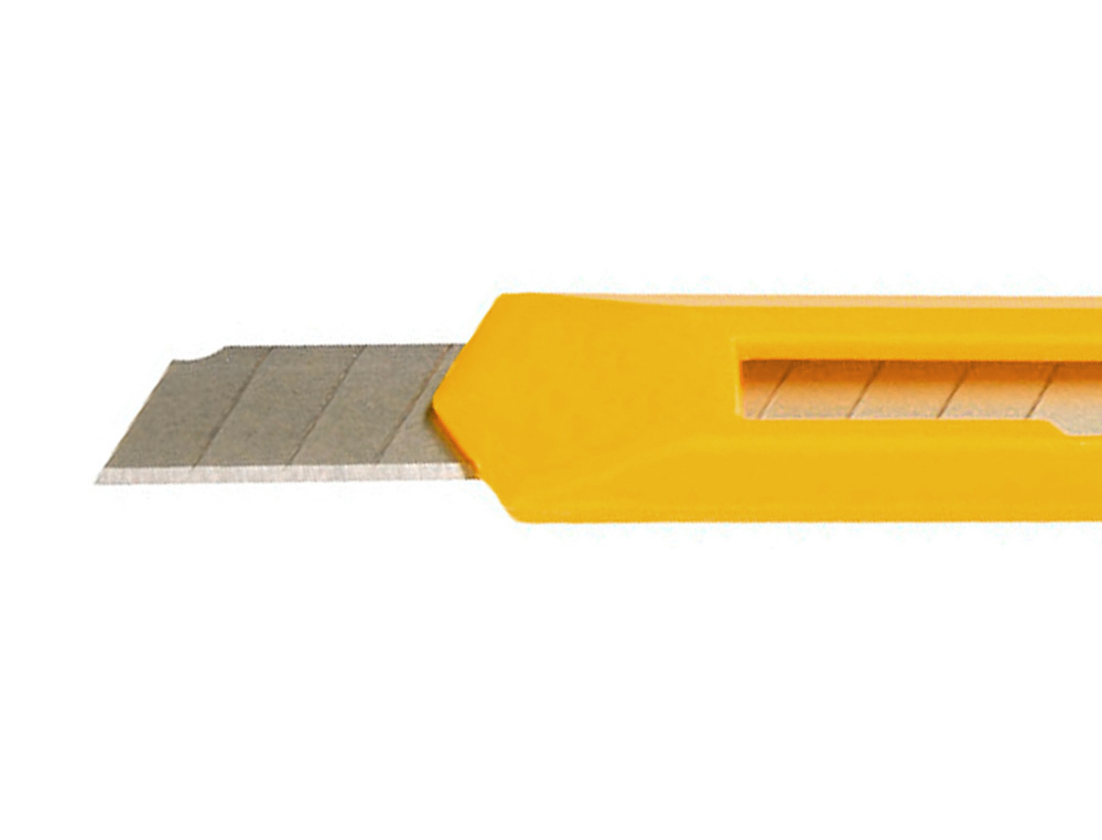 X-ATO Q-CONNECT ESTREITO DE PLASTICO LAMINA DE ACO 9 MM DE LARGURA COMPRIMENTO 135 MM BLISTER DE 1 UNIDADE