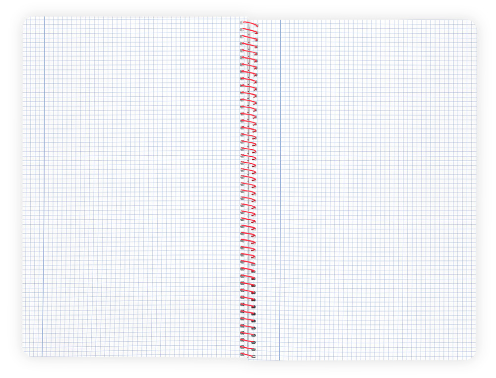 CADERNO ESPIRAL LIDERPAPEL A4 WONDER CAPA PLASTICO 80F 90GR QUADRICULA 4MM COM MARGEM AZUL MARINHO