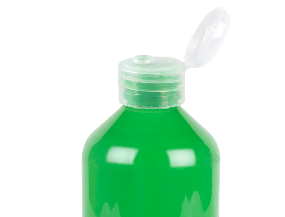 PINTURA A DEDOS LIDERPAPEL GARRAFA DE 500 ML VERDE