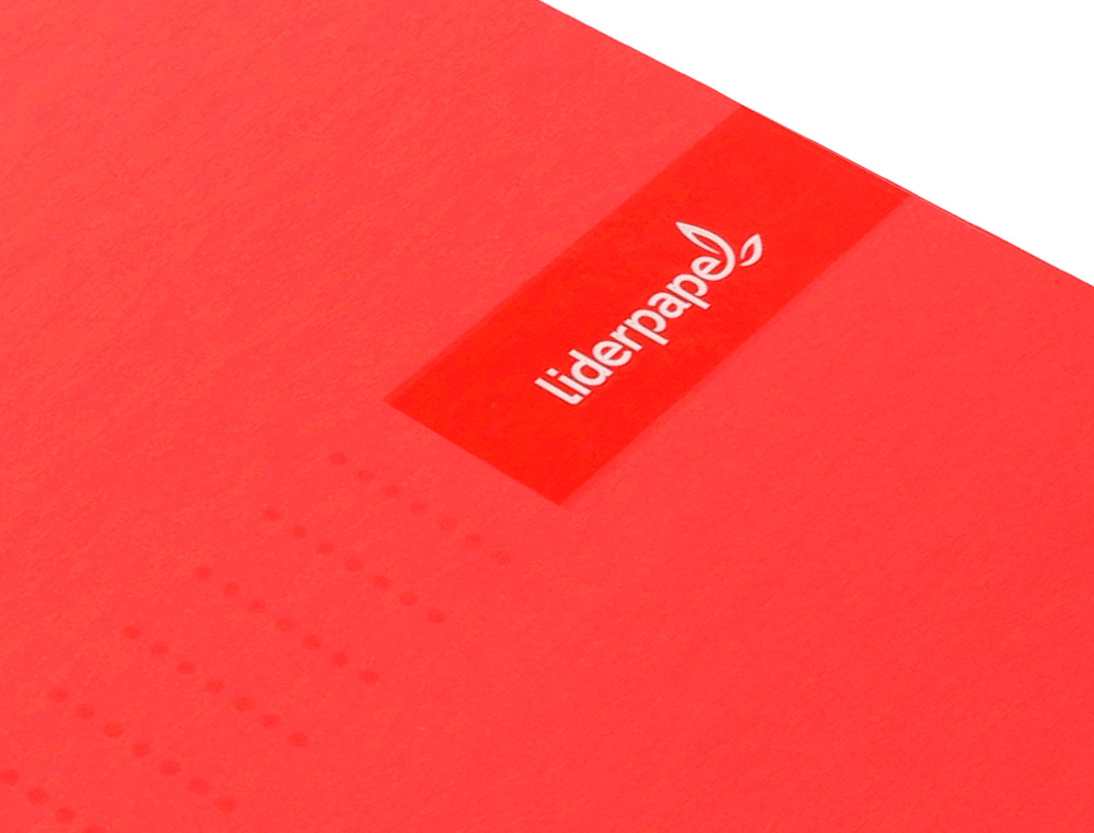 CADERNO ESPIRAL LIDERPAPEL CRAFTY MICRO DIN A4 CAPA FORRADA 120 F 90 GR QUADRICULA 5 MM 5 BANDAS DE CORES 4 CORES COR VE