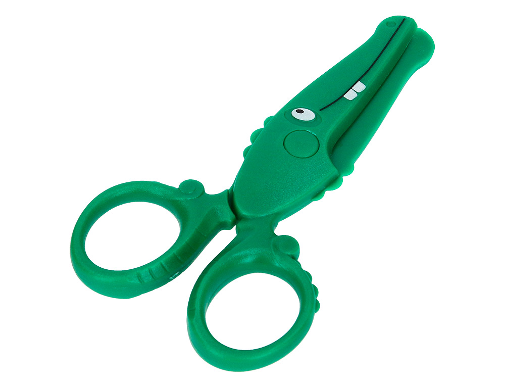 TESOURA ESCOLAR LIDERPAPEL 12 CM ESPECIAL PARA CRIANCAS CORTA PAPEL E CARTAO UNIDADE