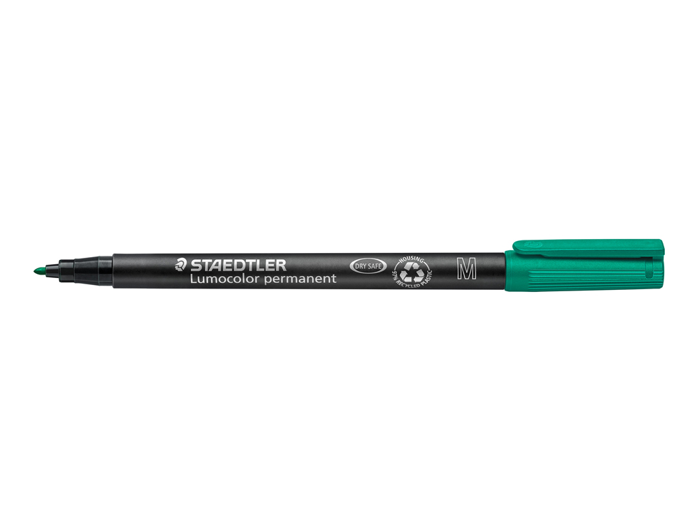 MARCADOR STAEDTLER LUMOCOLOR RETROPROJECAO 317-5 PONTA 0,8-1 MM VERDE
