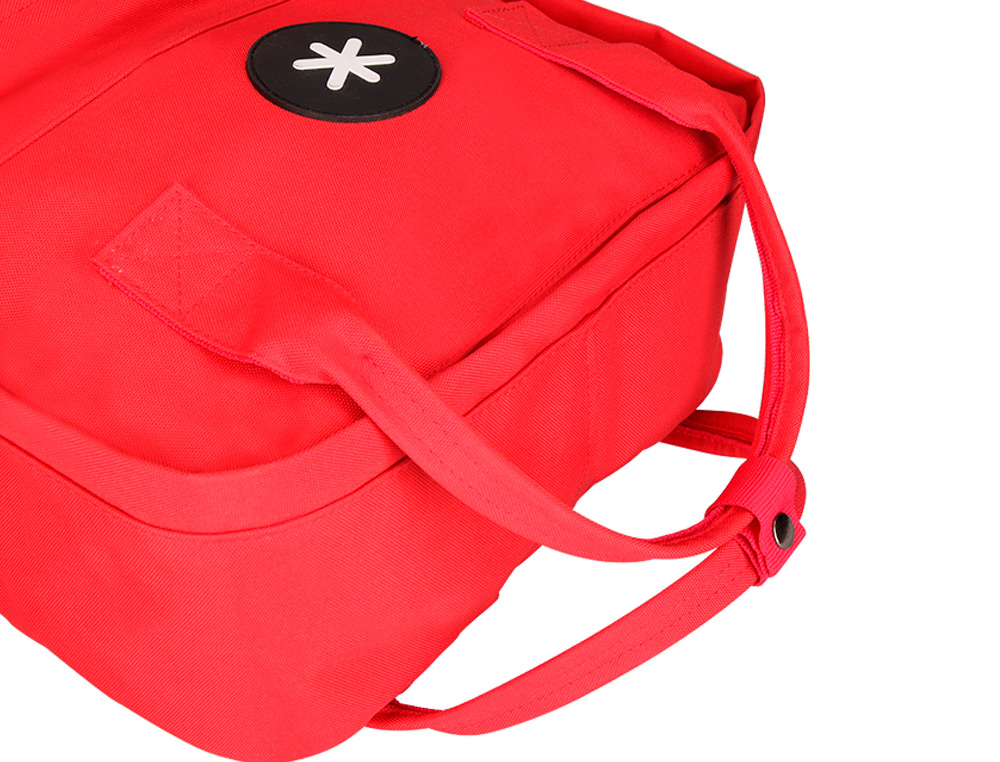 MOCHILA 2 ASAS E BOLSOS EXTERIORES VERMELHO 300X115X390 MM