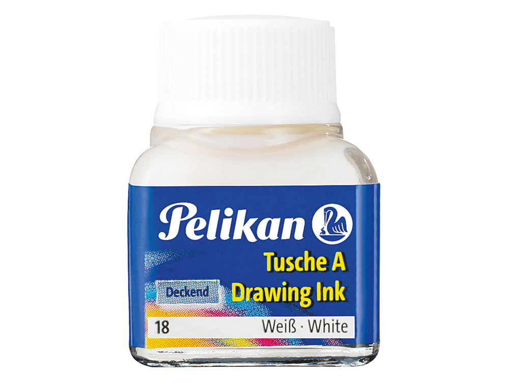 TINTA DA CHINA PELIKAN FRASCO 10 ML BRANCA