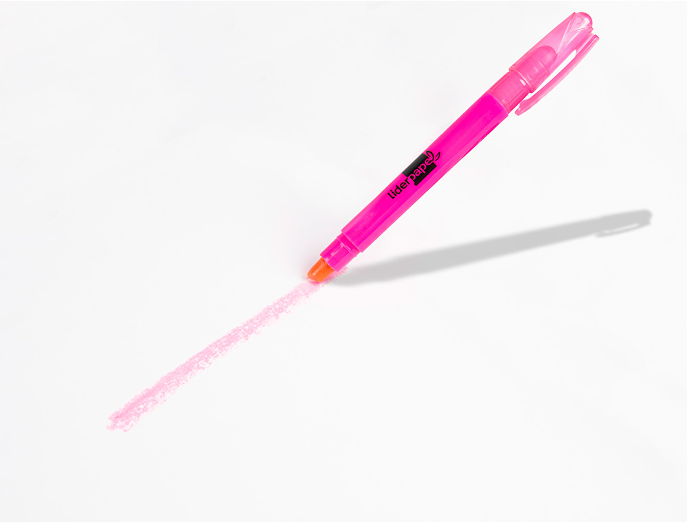 MARCADOR DE CERA GEL LIDERPAPEL FLUORESCENTE ESTOJO 6 CORES SORTIDAS
