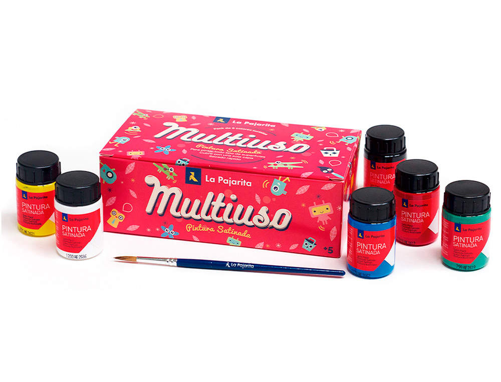 TINTA LATEX LA PAJARITA 35 ML PRETO