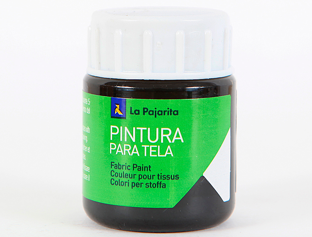 TINTA PARA TELA LA PAJARITA 20 ML PRETO