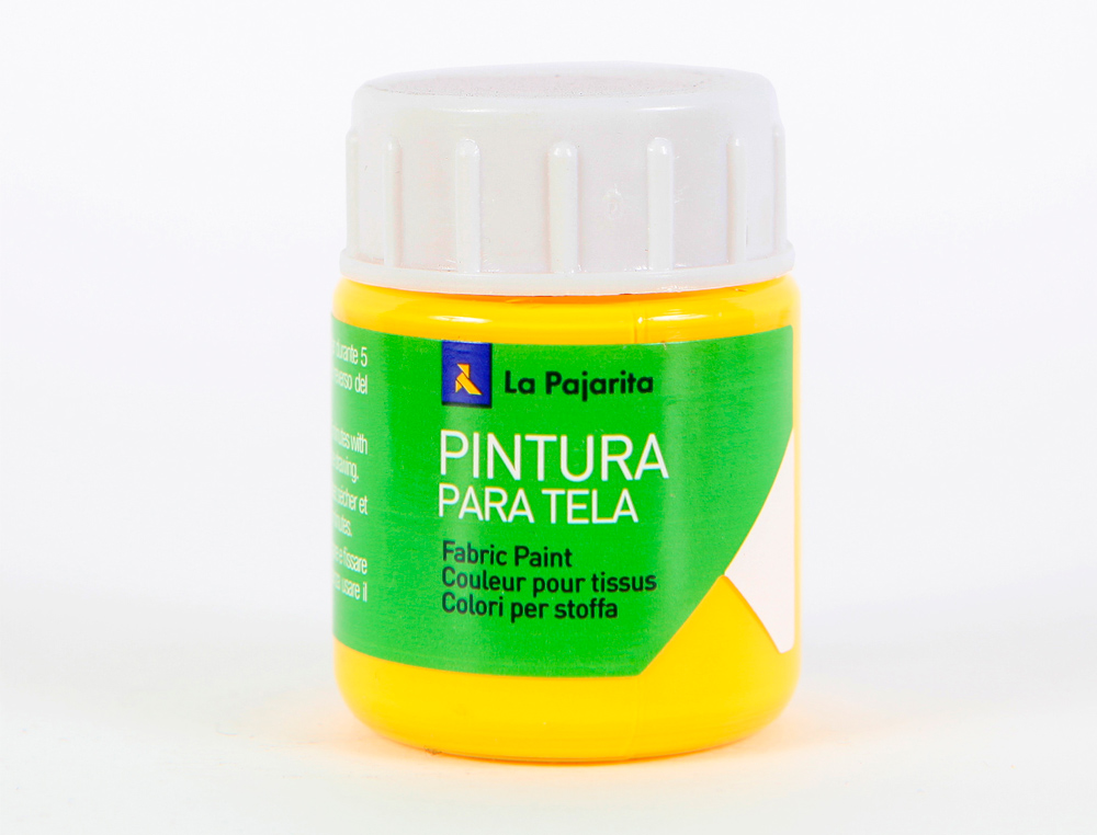 TINTA PARA TELA LA PAJARITA 20 ML AMARELO REAL