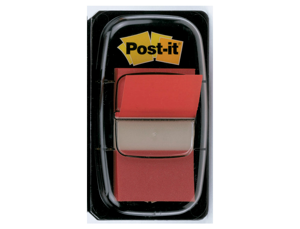 BANDAS SEPARADORAS POST-IT INDEX 3M, 25,4X43,1 MM VERMELHA DISPENSADOR DE 50 UNIDADES