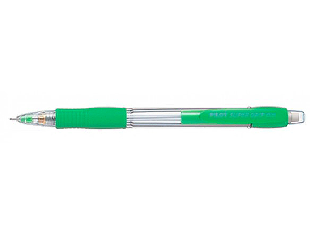 LAPISEIRA PILOT SUPER GRIP VERDE CLARO 0,5 MM PEGA DE BORRACHA