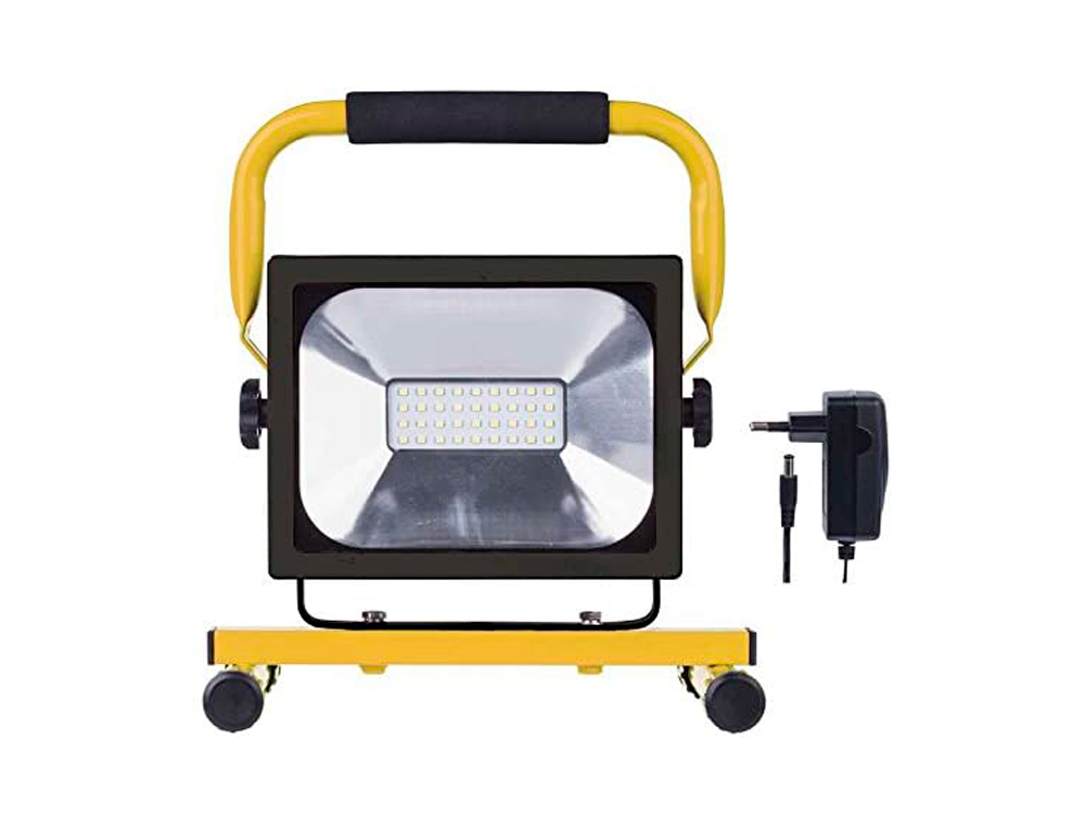 FOCO PORTATIL SUNMATIC LED EMOS 160W 1500 LUMENS 6500 KELVINK 2,5 HORAS BATERIA LI-ION 4400MAH CARREGADOR E ADAPTADOR I