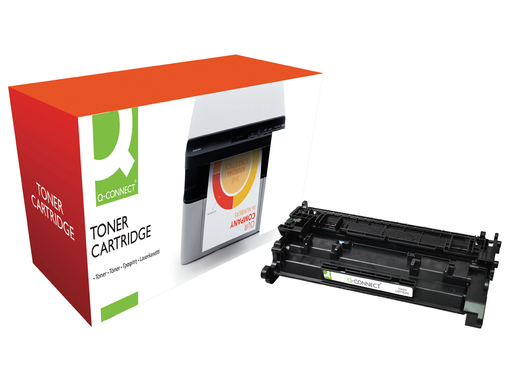 TONER Q-CONNECT COMPATIVEL HP CF226A LASERJET M402 / M426 PRETO 3100 PAG
