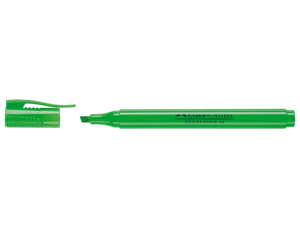 MARCADOR FABER FLUORESCENTE TEXTLINER 38 VERDE