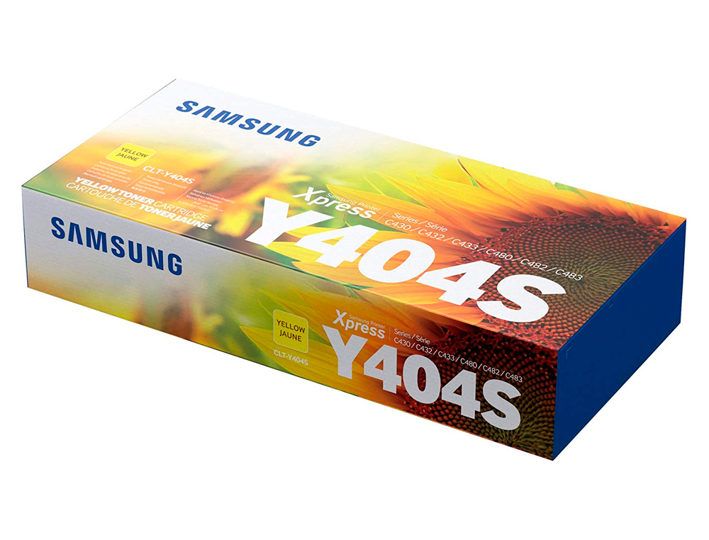 TONER SAMSUNG CLT 404 PARA SL-C430/C480 AMARELO 1000 PAGINAS