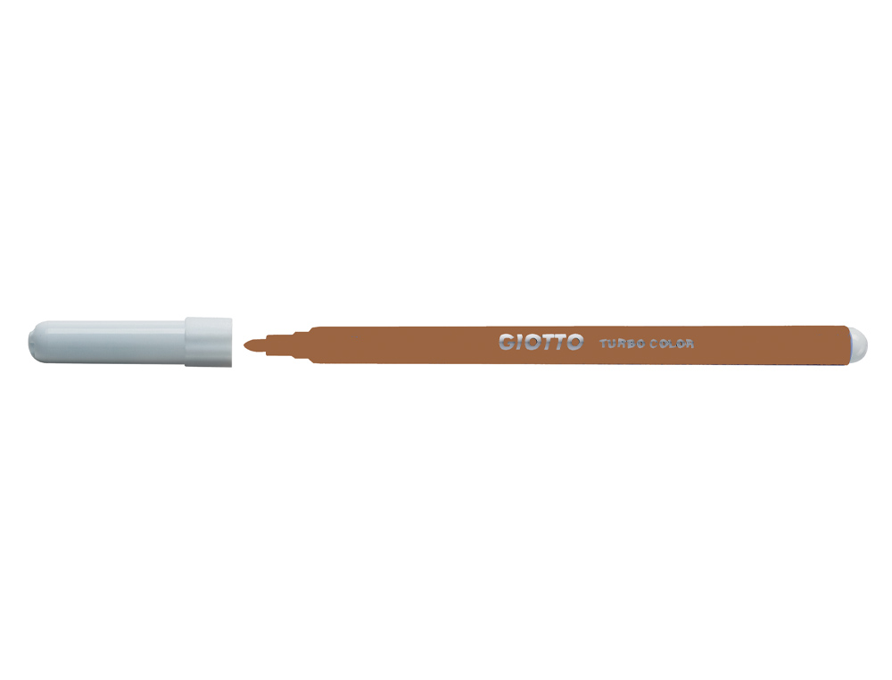 MARCADOR GIOTTO TURBO COLOR LAVAVEL COM PONTA BLOQUEADA UNICOLOR CASTANHO