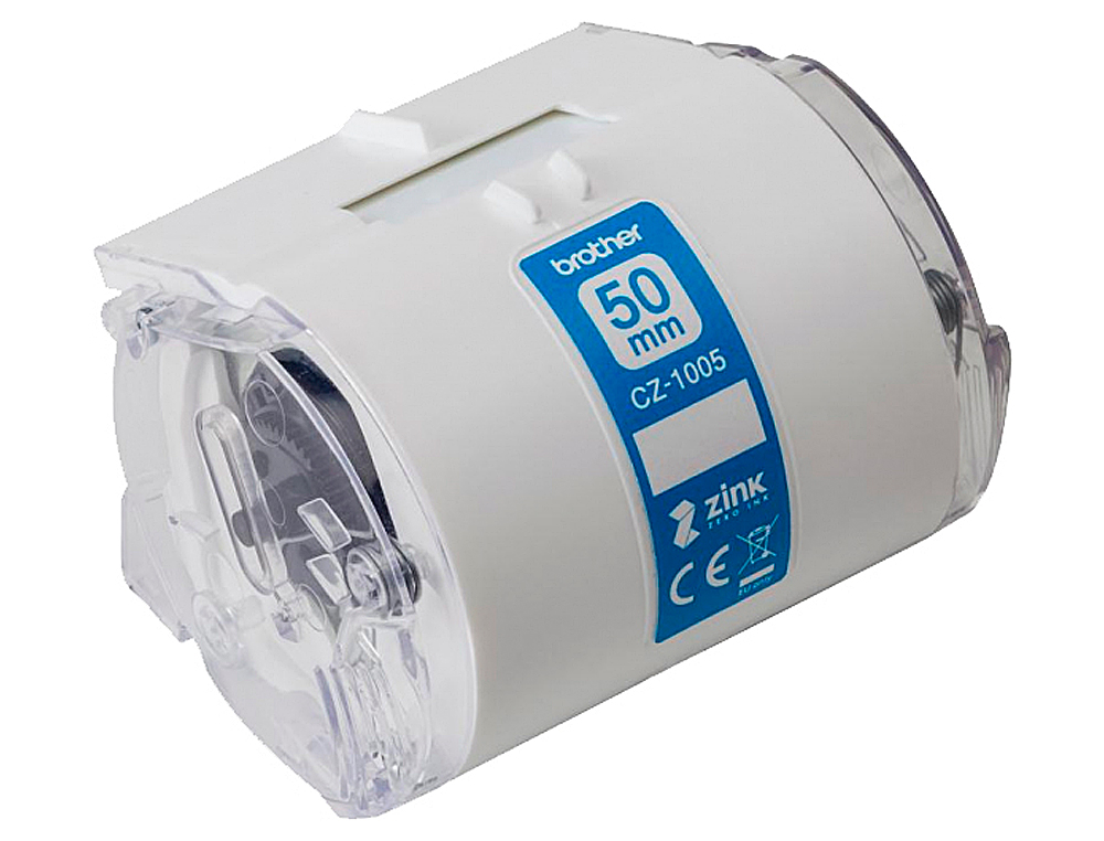 FITA BROTHER CZ-1005 IMPRESSAO COR PARA IMPRESSORA VC-500W ROLO 50 MM X 5 M