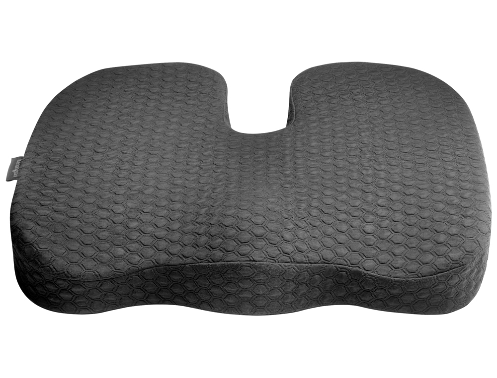 ALMOFADA DE ASSENTO KENSINGTON PREMIUM GEL FRIO PRETO 7,1X45,9X36,3 CM