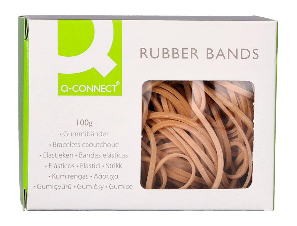 ELASTICOS Q-CONNECT 100 GR 60X3 MM NUMERO 31