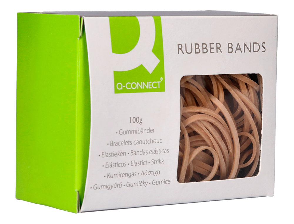 ELASTICOS Q-CONNECT 100 GR 60X3 MM NUMERO 31