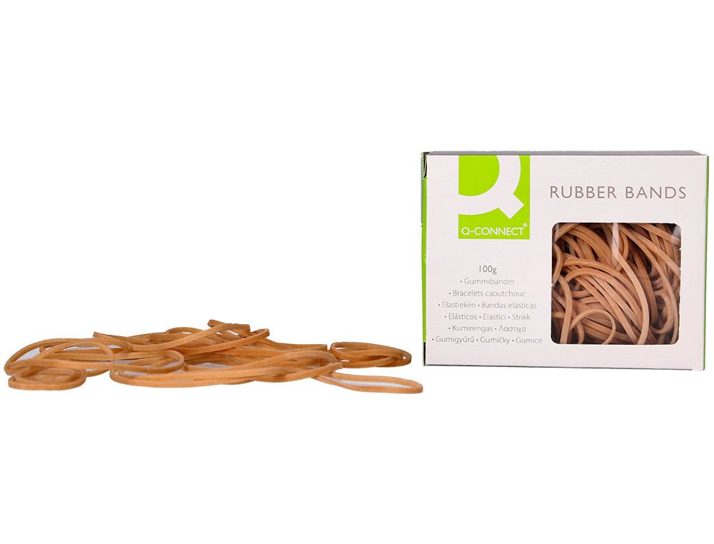 ELASTICOS Q-CONNECT 100 GR 60X3 MM NUMERO 31