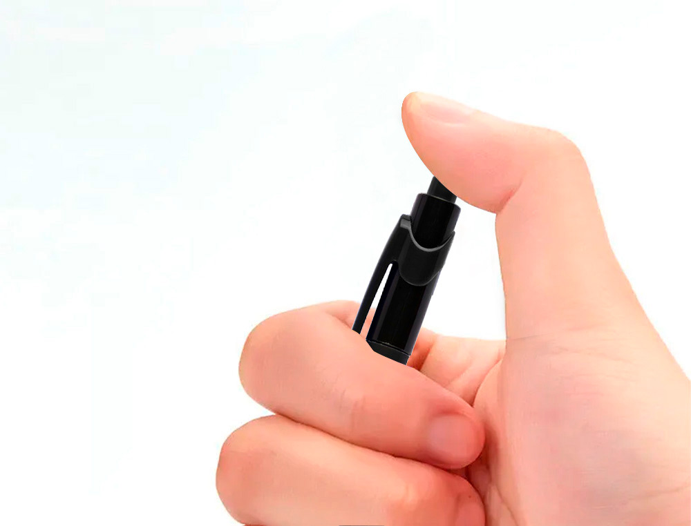 ESFEROGRAFICA Q-CONNECT RETRATIL COM GRIP 0,7 MM COR PRETA