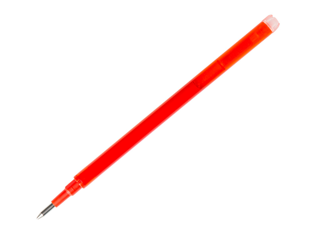 RECARGA ESFEROGRAFICA Q-CONNECT RETRATIL KF11059 APAGAVEL VERMELHO CAIXA DE 3 UNIDADES