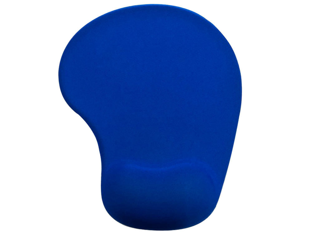 TAPETE PARA RATO Q-CONNECT COM APOIO DE PULSOS DE GEL COR AZUL