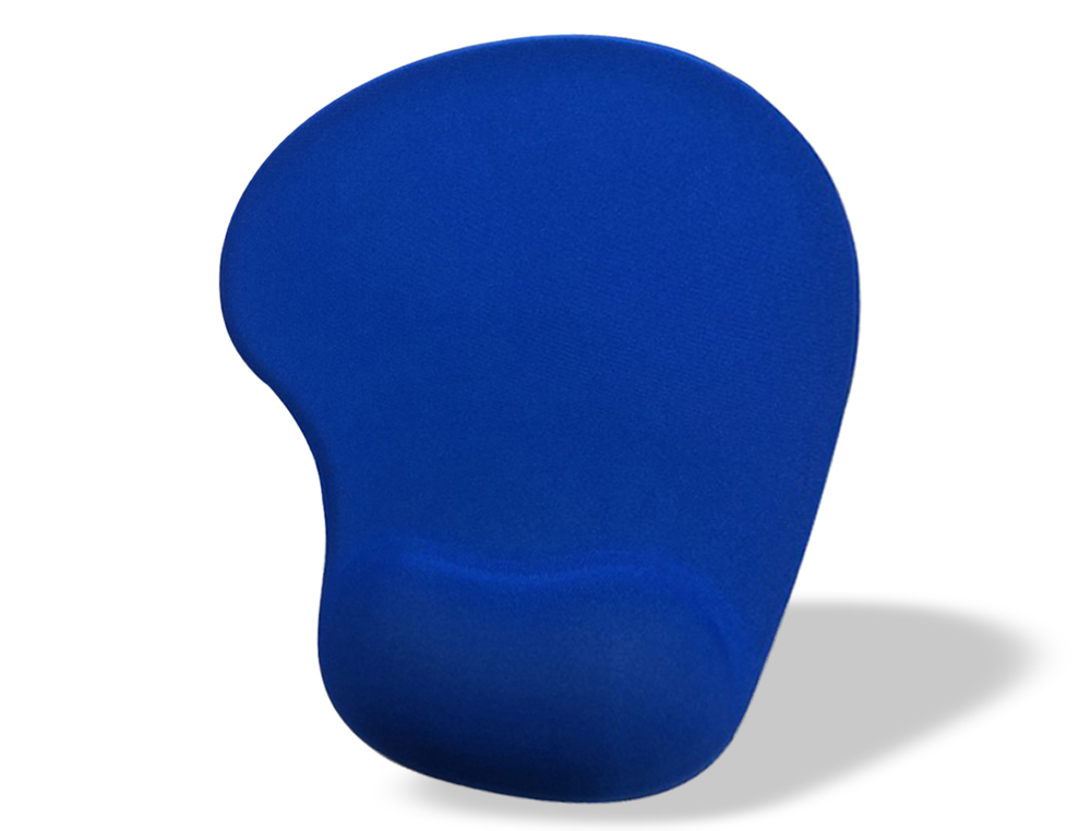 TAPETE PARA RATO Q-CONNECT COM APOIO DE PULSOS DE GEL COR AZUL