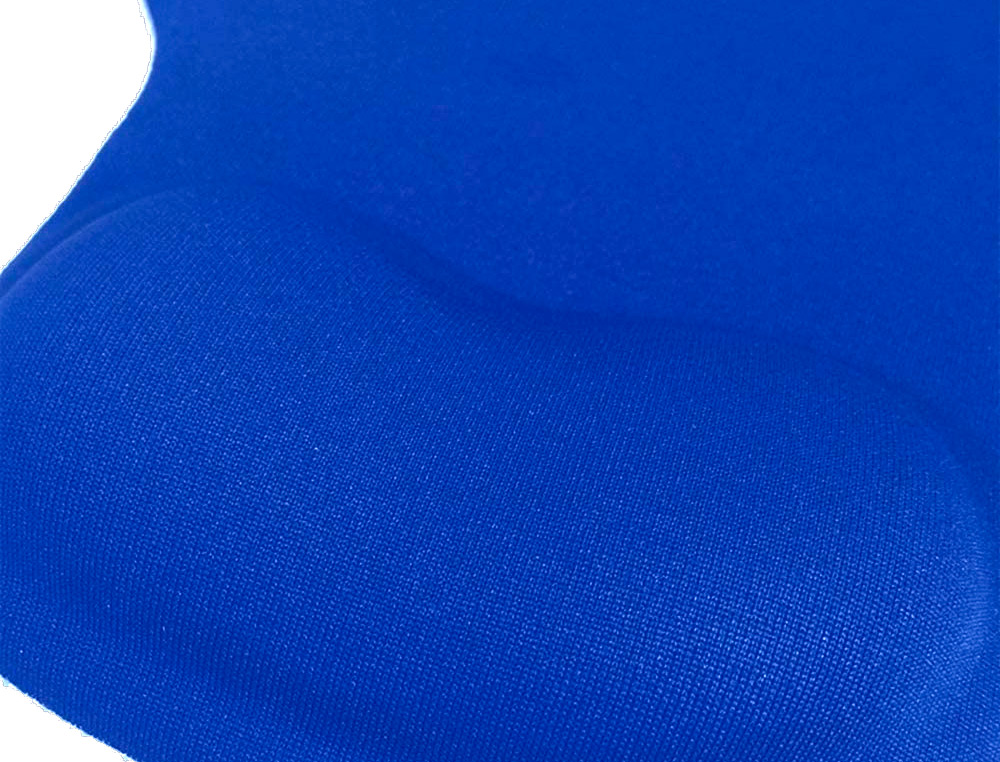 TAPETE PARA RATO Q-CONNECT COM APOIO DE PULSOS DE GEL COR AZUL