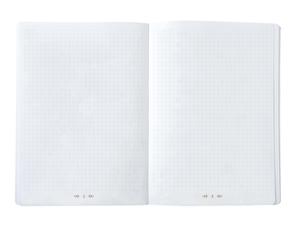 CADERNO QUO VADIS LIFE JOURNAL INFINITE DOTS PONTOS 15X21 CM 224 FOLHAS CAPA ROSA