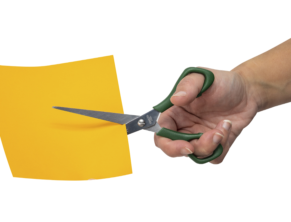 TESOURA DE ESCRITORIO FAIBO EM ACO INOXIDAVEL 16 CM ERGONOMICA EM BLISTER