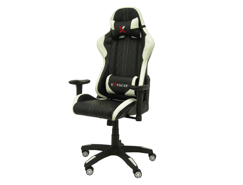 CADEIRA PYC GAMING CHAIR GIRATORIA SIMI PELE REGULAVEL EM ALTURA PRETA 1200+80X670X670 MM