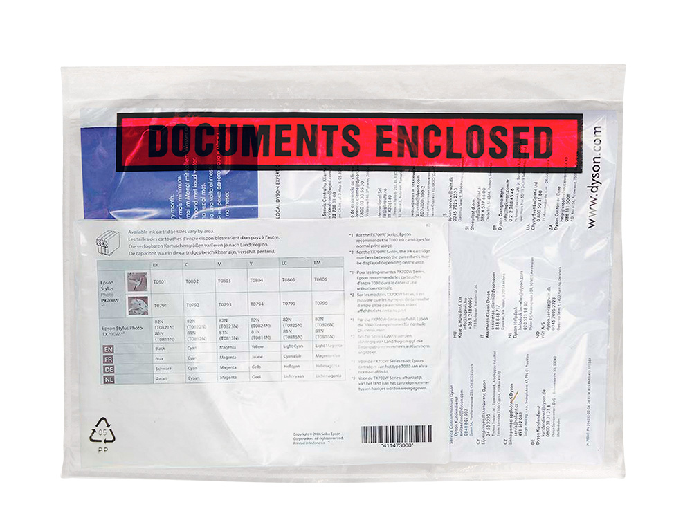 ENVELOPE AUTOADESIVO Q-CONNECT PORTA DOCUMENTOS MULTILINGUE 165X122 MM SEM JANELA PACK DE 100 UNIDADES