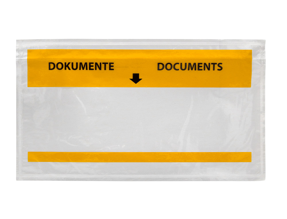 ENVELOPE AUTOADESIVO Q-CONNECT PORTA DOCUMENTOS MULTILINGUE 225X122 MM JANELA TOTALMENTE TRANSPARENTE PACK DE 1000 UNIDA
