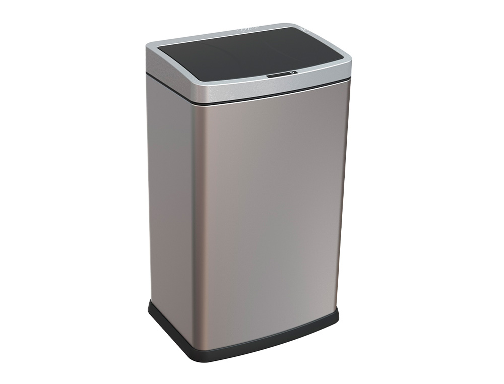 CESTO DE PAPEIS Q-CONNECT METALICO COM SENSOR AUTOMATICO CAPACIDADE 60 LITROS