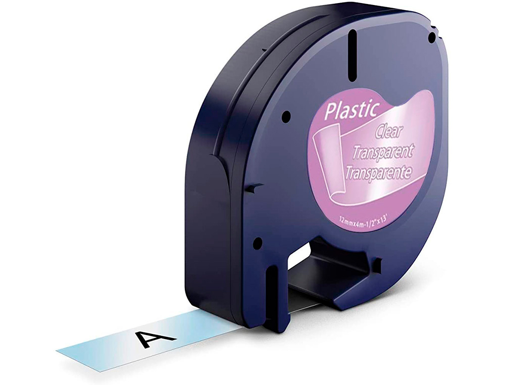 FITA Q-CONNECT 12MM X 4MT TRANSPARENTE PARA MAQUINA LETRATAG