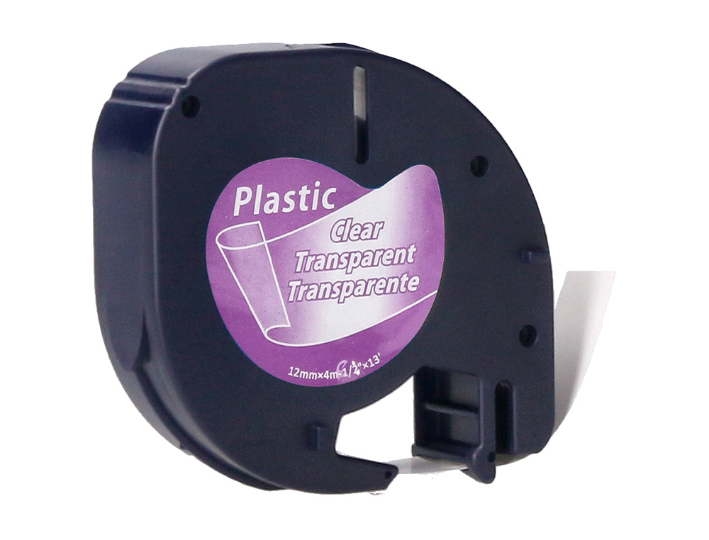 FITA Q-CONNECT 12MM X 4MT TRANSPARENTE PARA MAQUINA LETRATAG