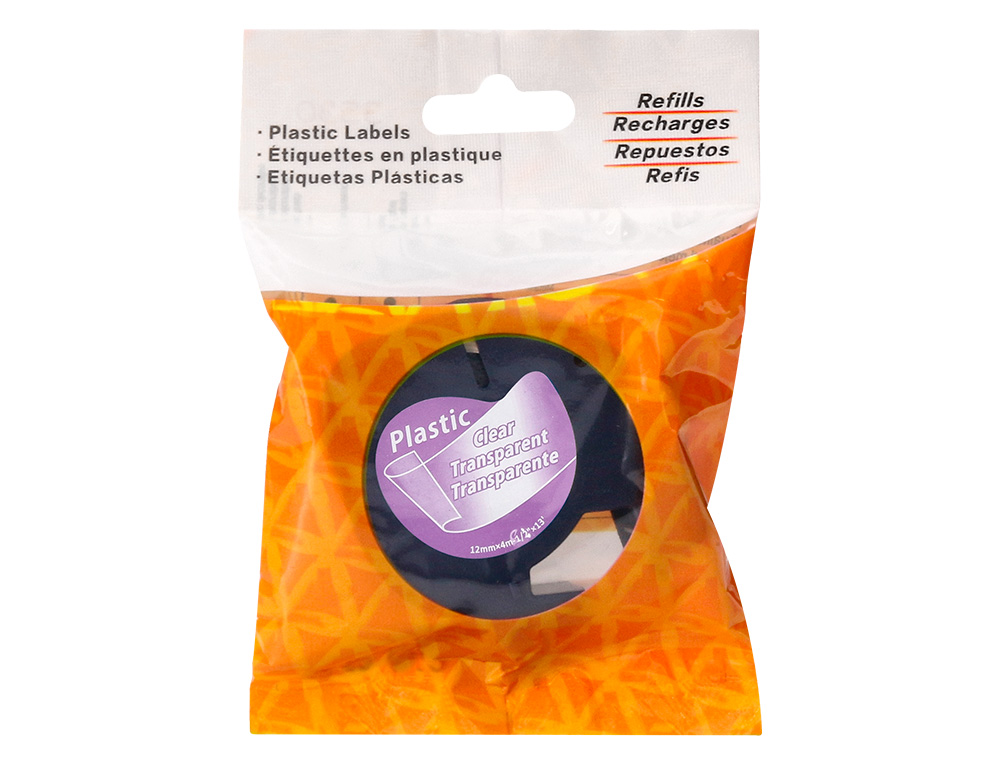 FITA Q-CONNECT 12MM X 4MT TRANSPARENTE PARA MAQUINA LETRATAG