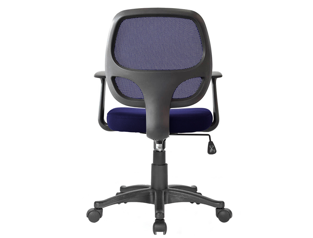 CADEIRA GIRATORIA Q-CONNECT NUORO ENCOSTO MEDIO REGULAVEL EM ALTURA 870+120MM ALT 550MM LARG 590MM PROF 590 MM COR AZUL