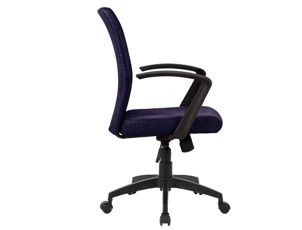 CADEIRA DE ESCRITORIO Q-CONNECT BASE NYLON REGULAVEL EM ALTURA 895+110MM ALTURA 580MM LARGURA 550MM PROFUNDIDADE TECIDO