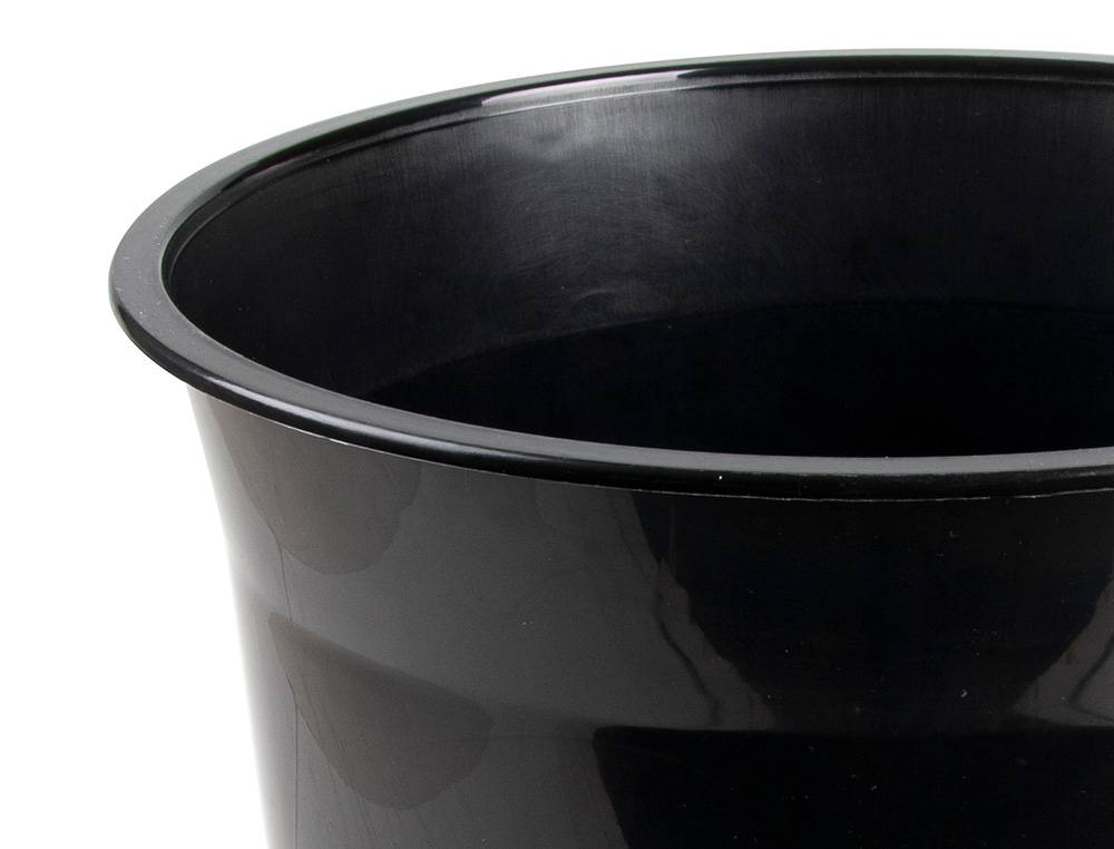 CESTO PLASTICO Q-CONNECT PRETO OPACO 13 LITROS