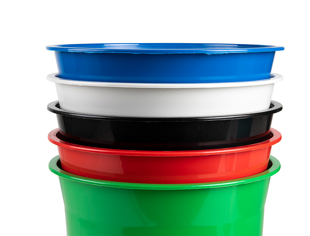 CESTO PLASTICO Q-CONNECT PRETO OPACO 13 LITROS