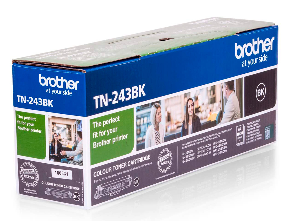 TONER BROTHER TN243CMYK DCP-L3510CDW / HL-L3270CDW / MFC-L3710CW MULTIPACK PRETO AMARELO MAGENTA CIAN 1000