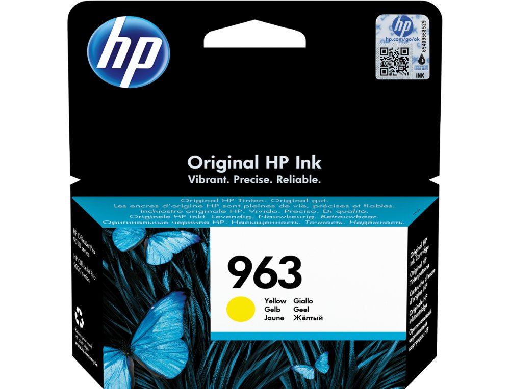 TINTEIRO HP 963 OFFICEJET PRO 9010 / 9020 / 9022 / 9023 / 9025 AMARELO 700 PAGINAS