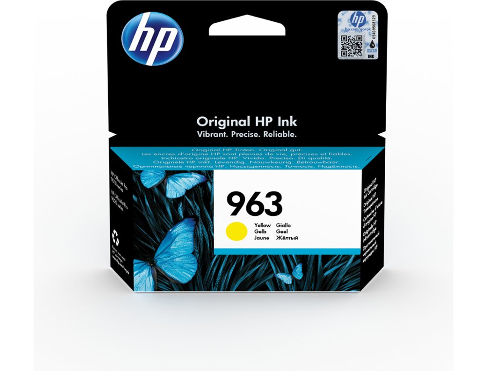 TINTEIRO HP 963 OFFICEJET PRO 9010 / 9020 / 9022 / 9023 / 9025 AMARELO 700 PAGINAS